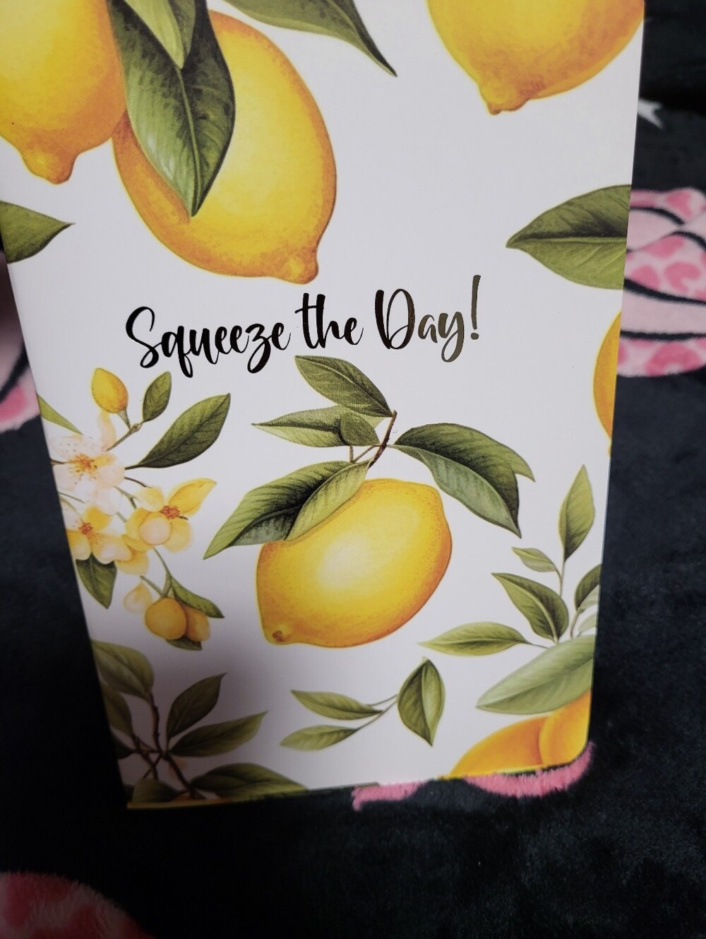 Squeeze the Day! Lemon Notebook - Yellow